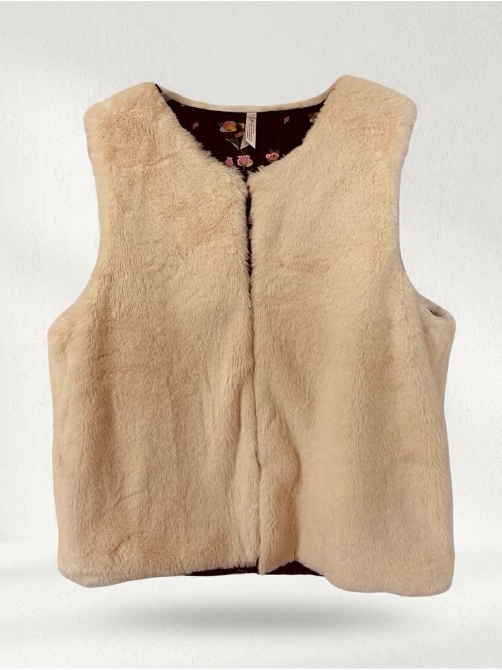 Matilda Jane Cream Faux Fur Vest for Kids